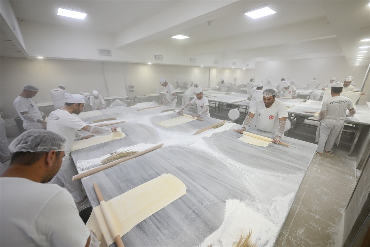 Gaziantepli baklavacılarda Kurban Bayramı telaşı başladı