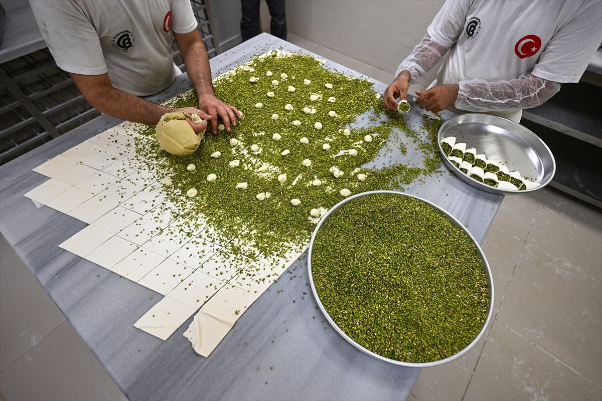Gaziantepli baklavacılarda Kurban Bayramı telaşı başladı