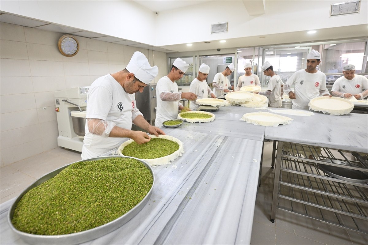 Gaziantepli baklavacılarda Kurban Bayramı telaşı başladı