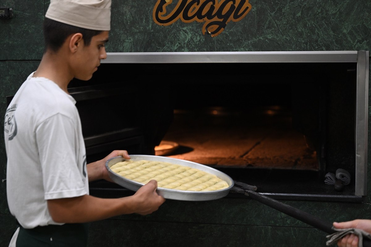 Gaziantepli baklavacılarda Kurban Bayramı telaşı başladı