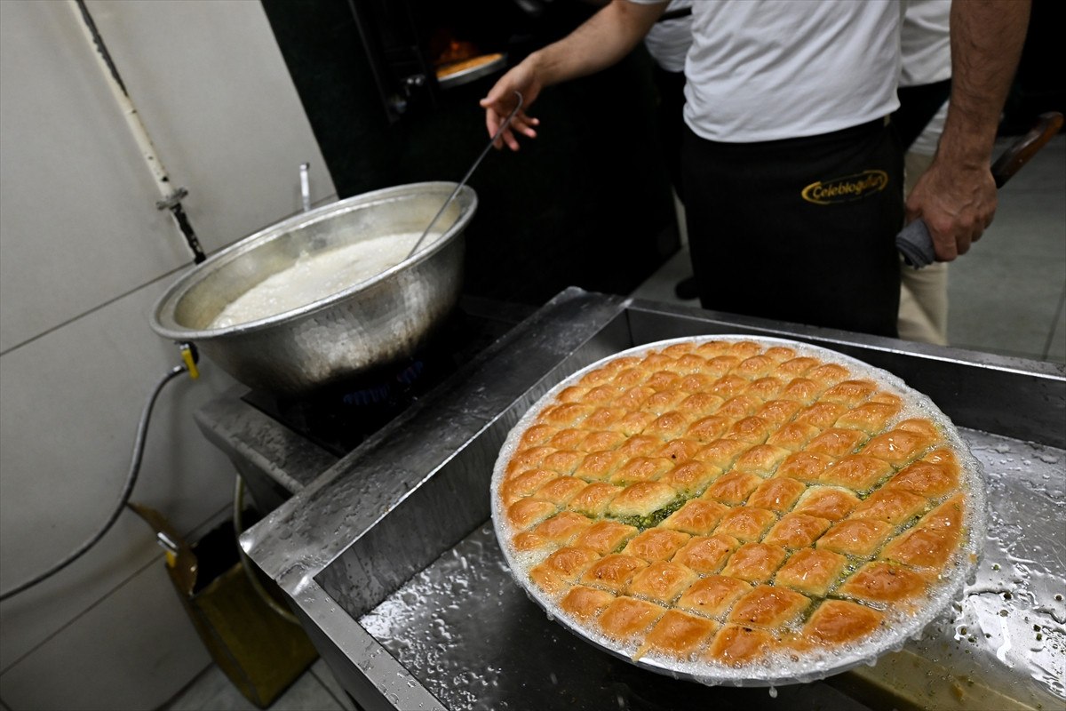 Gaziantepli baklavacılarda Kurban Bayramı telaşı başladı
