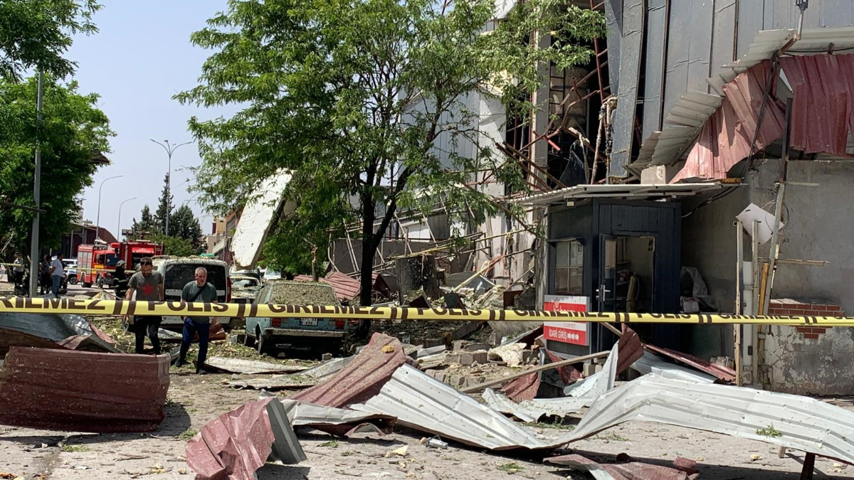 Gaziantep'te halı fabrikasında korkutan patlama