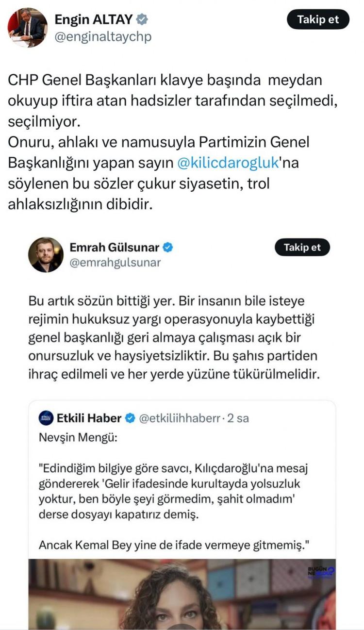 Nevşin Mengü’nün şaibeli kurultay iddiası CHP’yi ikiye böldü! Kılıçdaroğlu ekibi ayaklandı
