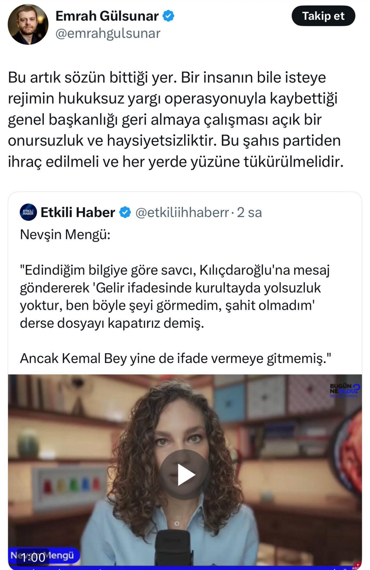 Nevşin Mengü’nün şaibeli kurultay iddiası CHP’yi ikiye böldü! Kılıçdaroğlu ekibi ayaklandı