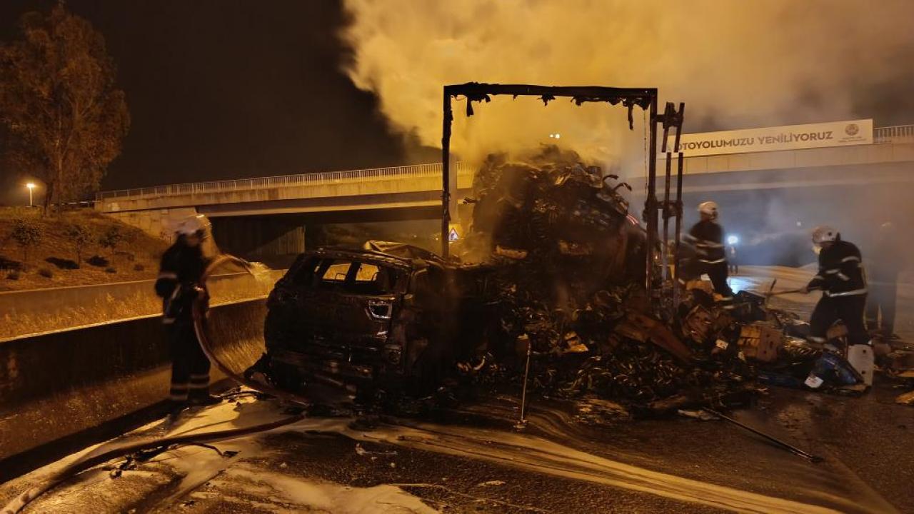 Otoyolda facianın eşiğinden dönüldü!