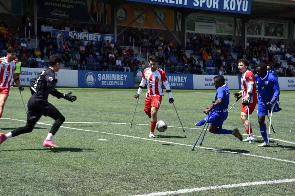 Şahinbey Belediye Spor Ampute Futbol Takımı, Şampiyonluk Yolunda Önemli Bir Galibiyet Aldı