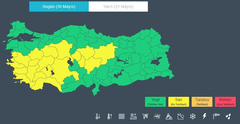 Yağışlar ve Uyarılar