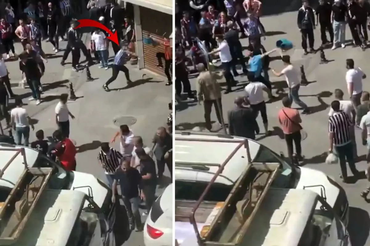 Tekmeler yumruklar havada uçuştu! Kupa finali öncesi ortalık savaş alanına döndü