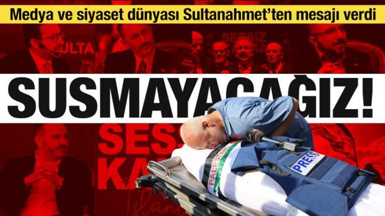 100'den Fazla Gazeteci ve Akademisyen Filistin İçin Canlı Yayında Seslendi: Susmayacağız!