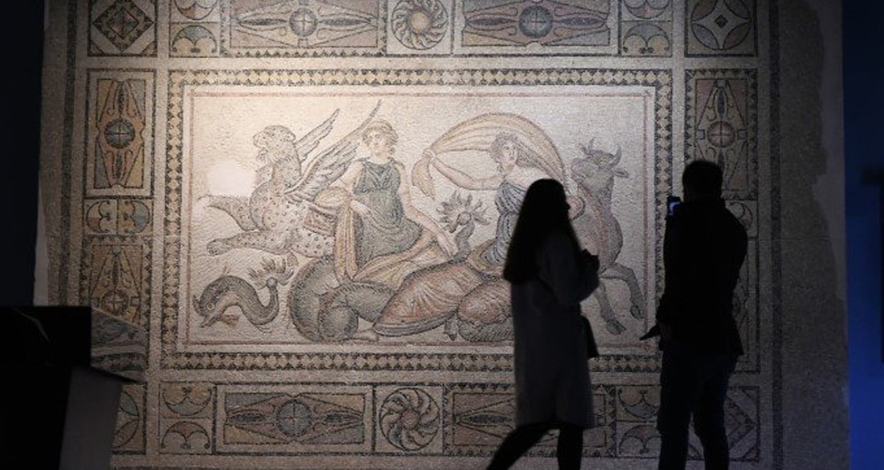 15 bin kişi o mozaiği görmek için geldi