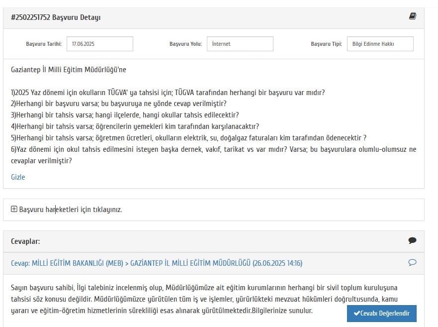Bakanlık, TÜGVA için çalışıyor: Devletin okulları TÜGVA’nın emrine veriliyor