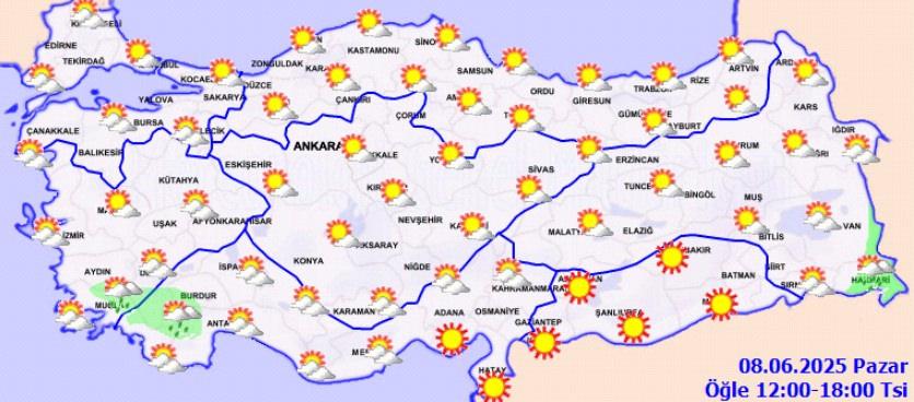 Bayramın 3. gününde hava durumu nasıl? Meteoroloji açıkladı