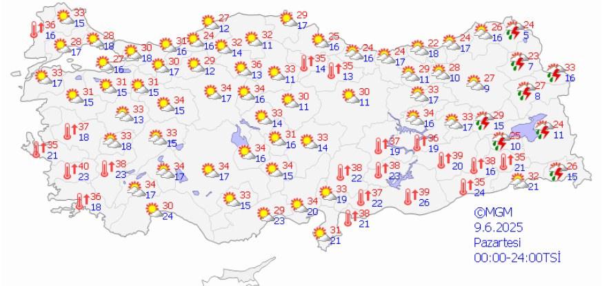 Bayramın 3. gününde hava durumu nasıl? Meteoroloji açıkladı