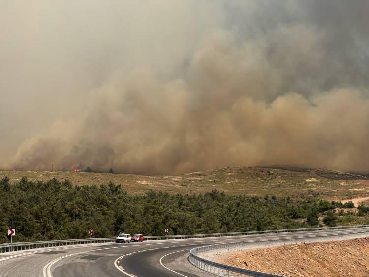 Gaziantep Büyükşehir'den Nurdağı'nda çıkan orman yangınına müdahale