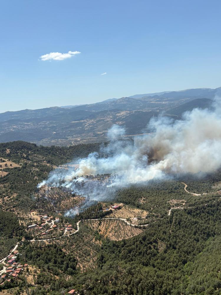 Gaziantep Büyükşehir'den Nurdağı'nda çıkan orman yangınına müdahale