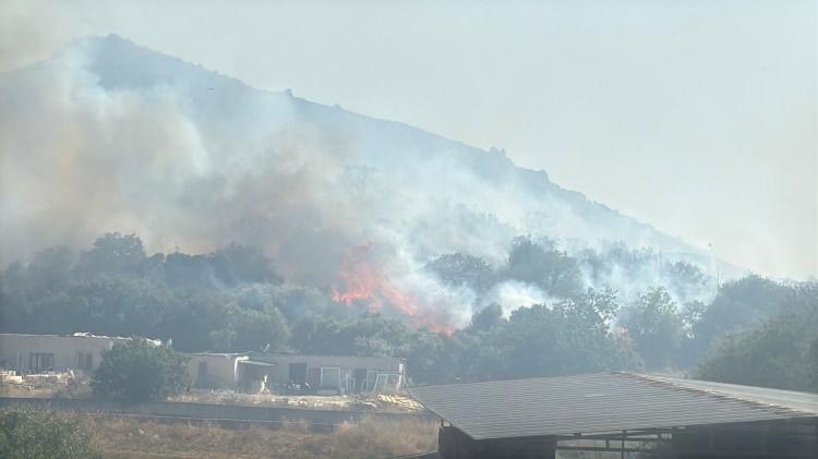 Gaziantep Büyükşehir'den Nurdağı'nda çıkan orman yangınına müdahale