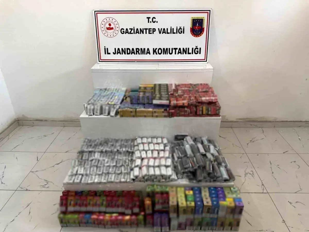 Gaziantep'te 2 milyon TL değerinde kaçak elektronik sigara ele geçirildi
