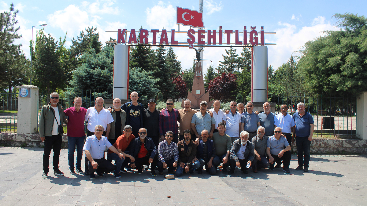 Kayseri'de 40 yıllık asker arkadaşlarının buluşması