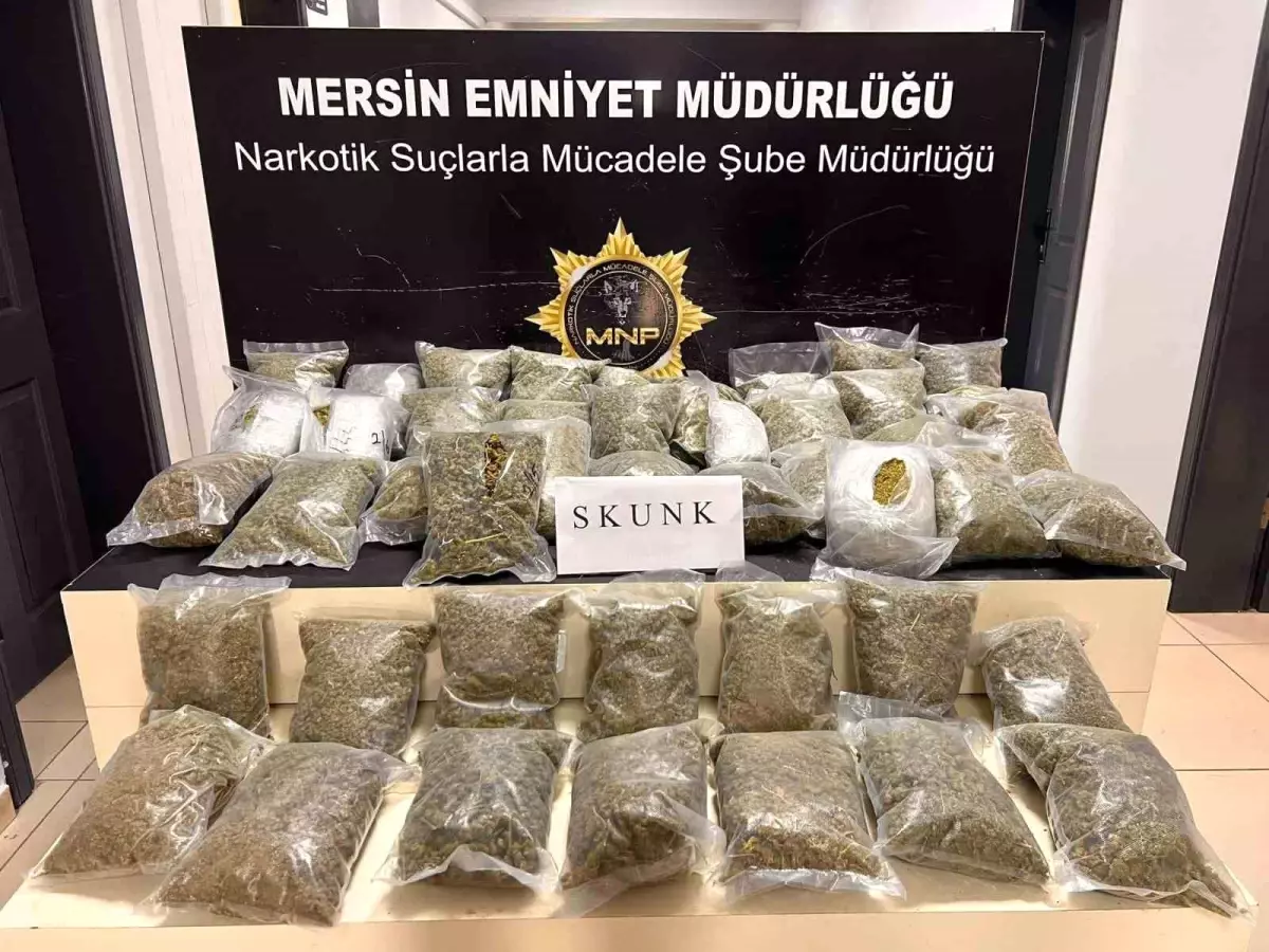 Mersin'de 23 Kilo Uyuşturucu Ele Geçirildi