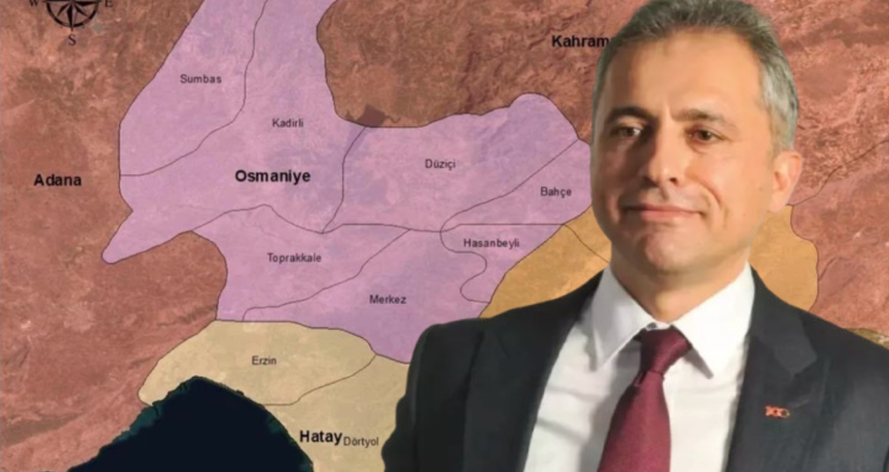 MHP'li başkan Hatay'ı Osmaniye'ye kattı