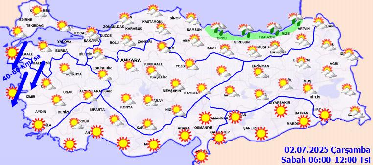 Meteoroloji'den 4 ilde sarı alarm! Kuvvetli sağanak ve fırtına geliyor