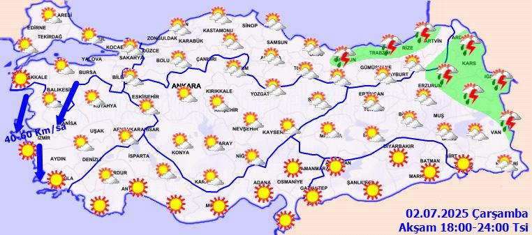 Meteoroloji'den 4 ilde sarı alarm! Kuvvetli sağanak ve fırtına geliyor