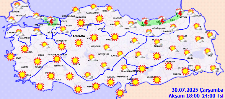 Meteoroloji'den Sağanak Yağış Müjdesi: İstanbul ve Çevresinde Hava Durumu