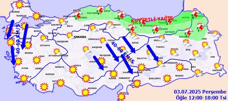 Meteoroloji'den Üç Kente Son Dakika Uyarısı