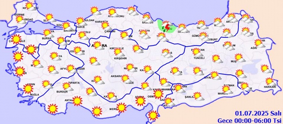 Üç bölgede sağanak yağışlar sürecek