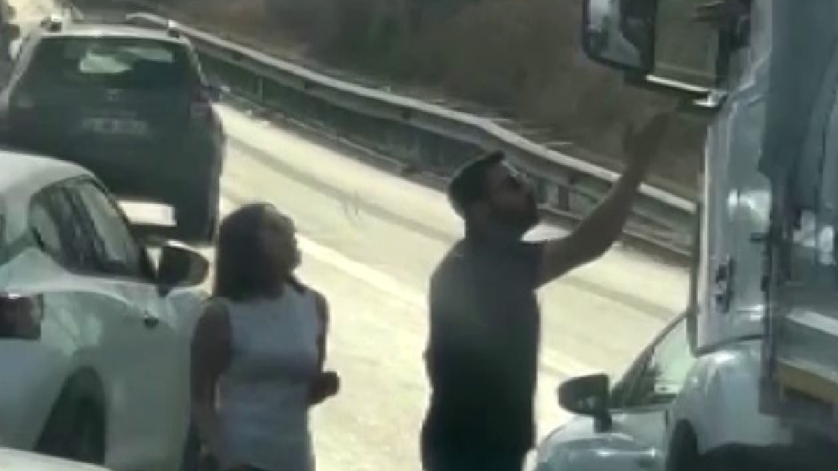 Adana'da trafik magandaları kamerada