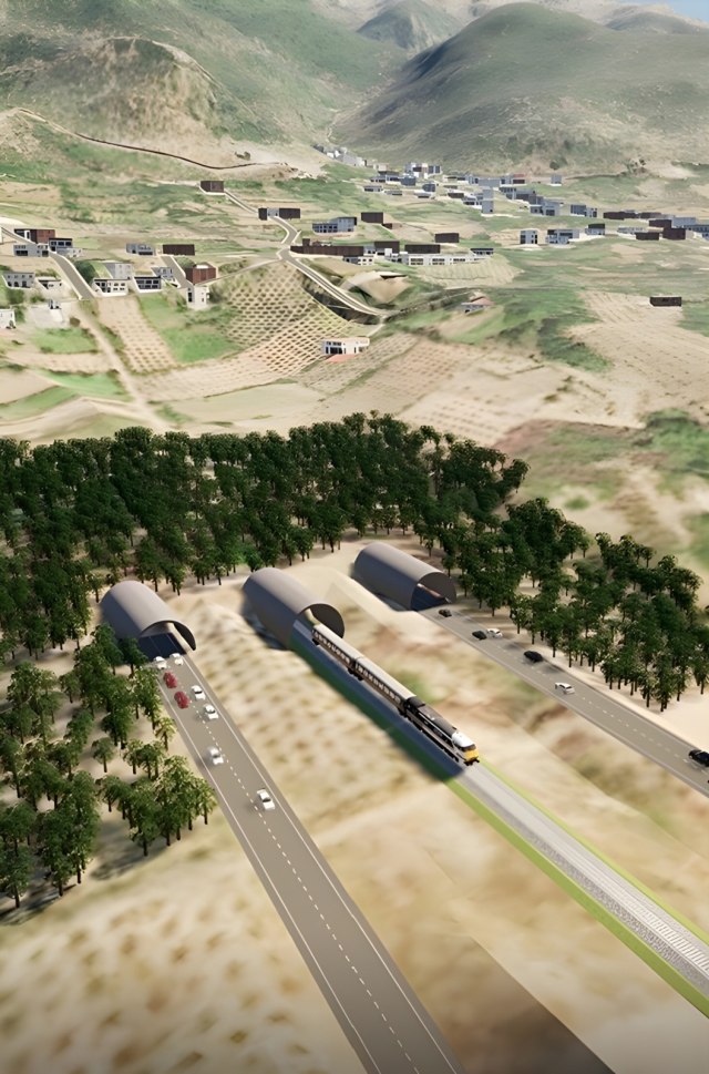 Dörtyol-Hassa Demir Yolu ve Otoyolu Tünelleri Projesi Başlıyor