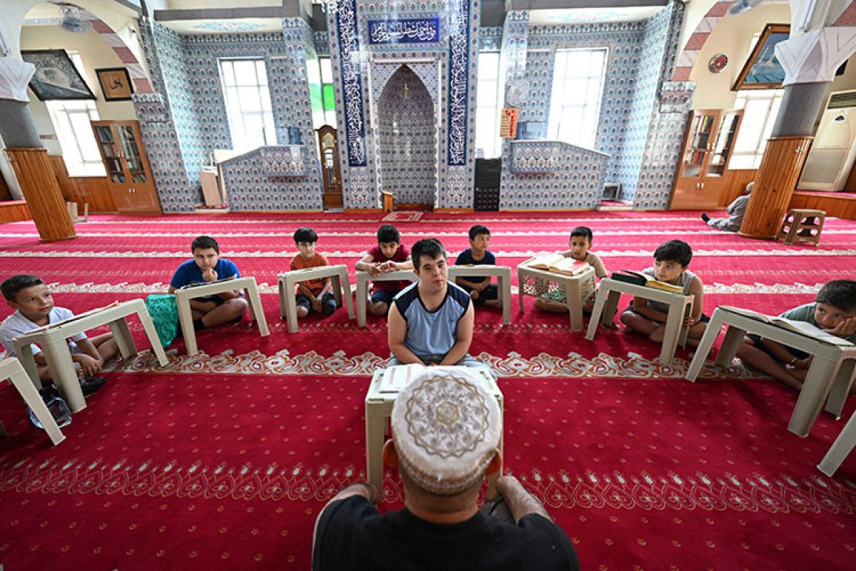 Down Sendromlu Enes, Gaziantep'te Kur'an Kursunun Neşesi Oldu