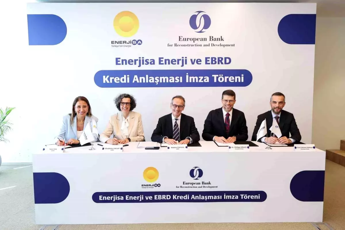 Enerjisa, EBRD ile 150 Milyon Dolar Kredi Anlaşması Yaptı