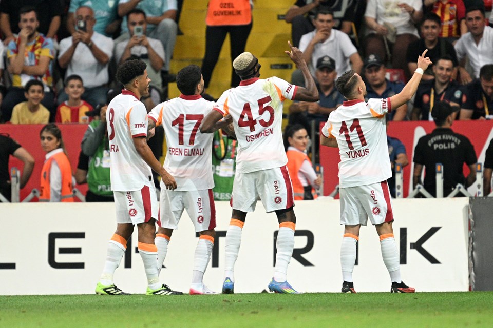 Galatasaray Kayseri'de Fark Yarattı: 4 Gollü Üstünlük ve Liderlik