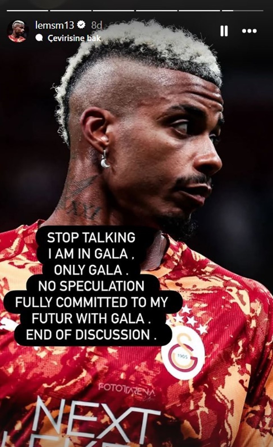 Galatasaray'da Mario Lemina Ayrılık İddialarını Reddetti: 'Konu Kapanmıştır'