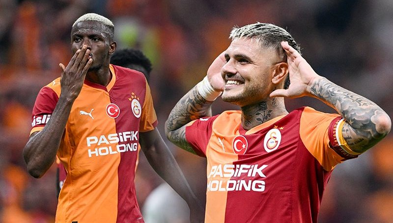 Galatasaray'da Osimhen ve Icardi'nin Golleri Devam Ediyor, 15 Maçlık Galibiyet Serisi Sürüyor