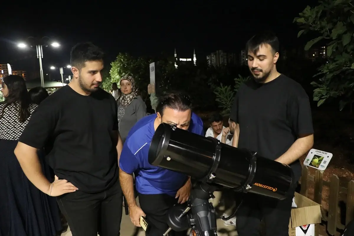 Gaziantep'te Gökyüzü Gözlem Şenliği Düzenlendi