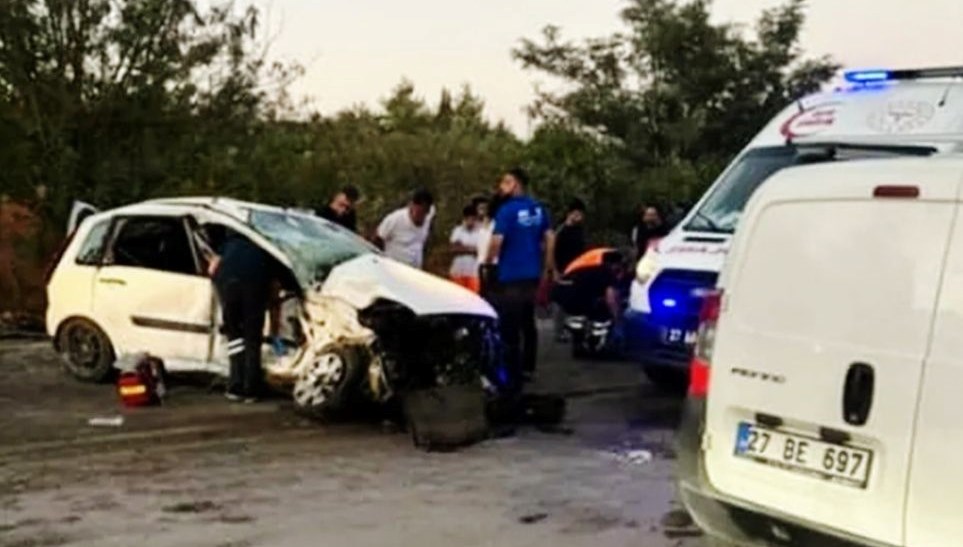 Gaziantep'te Kafa Kafaya Çarpışma: Bir Ölü, Üç Yaralı