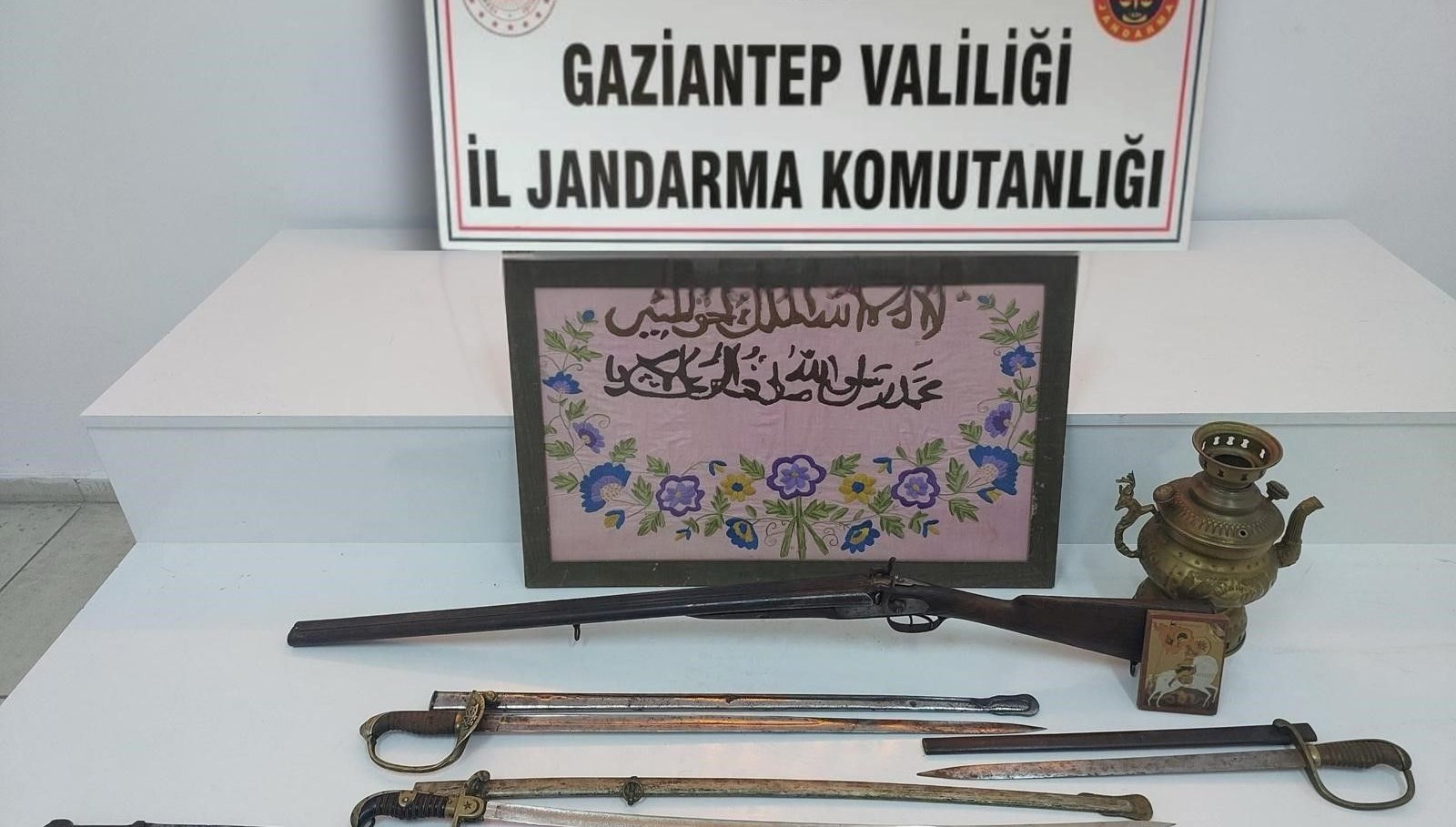 Gaziantep'te Tarihi Eser Kaçakçılığı Operasyonu