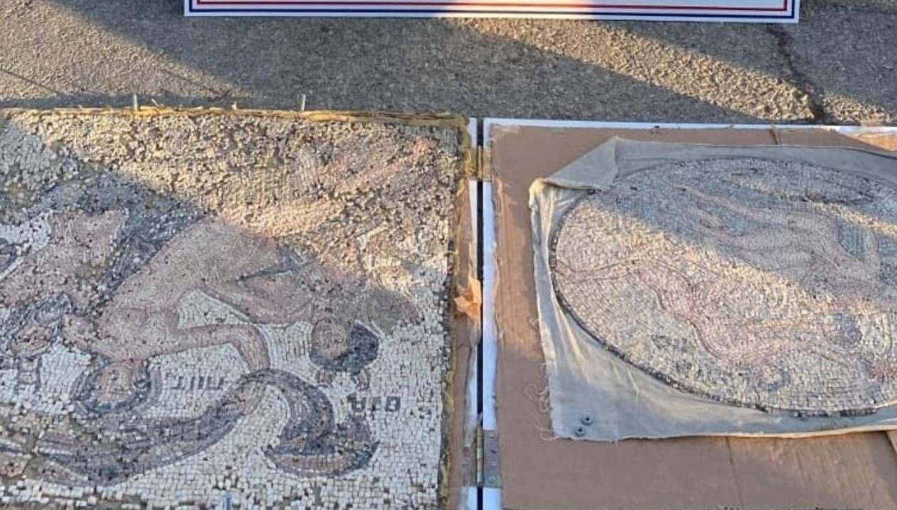 Gaziantep'te Tarihi Mozaikler Jandarma Operasyonuyla Ele Geçirildi