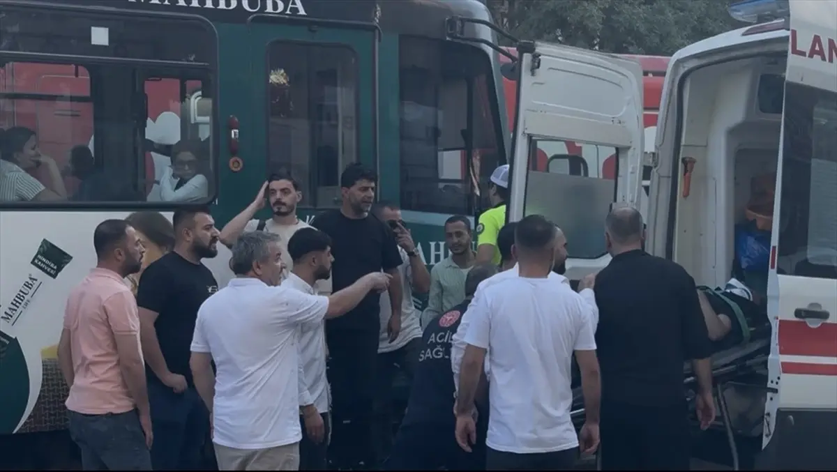 Gaziantep'te Tramvay Kazası