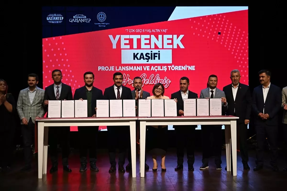 Gaziantep'te Yetenek Kaşifi Projesi Başladı