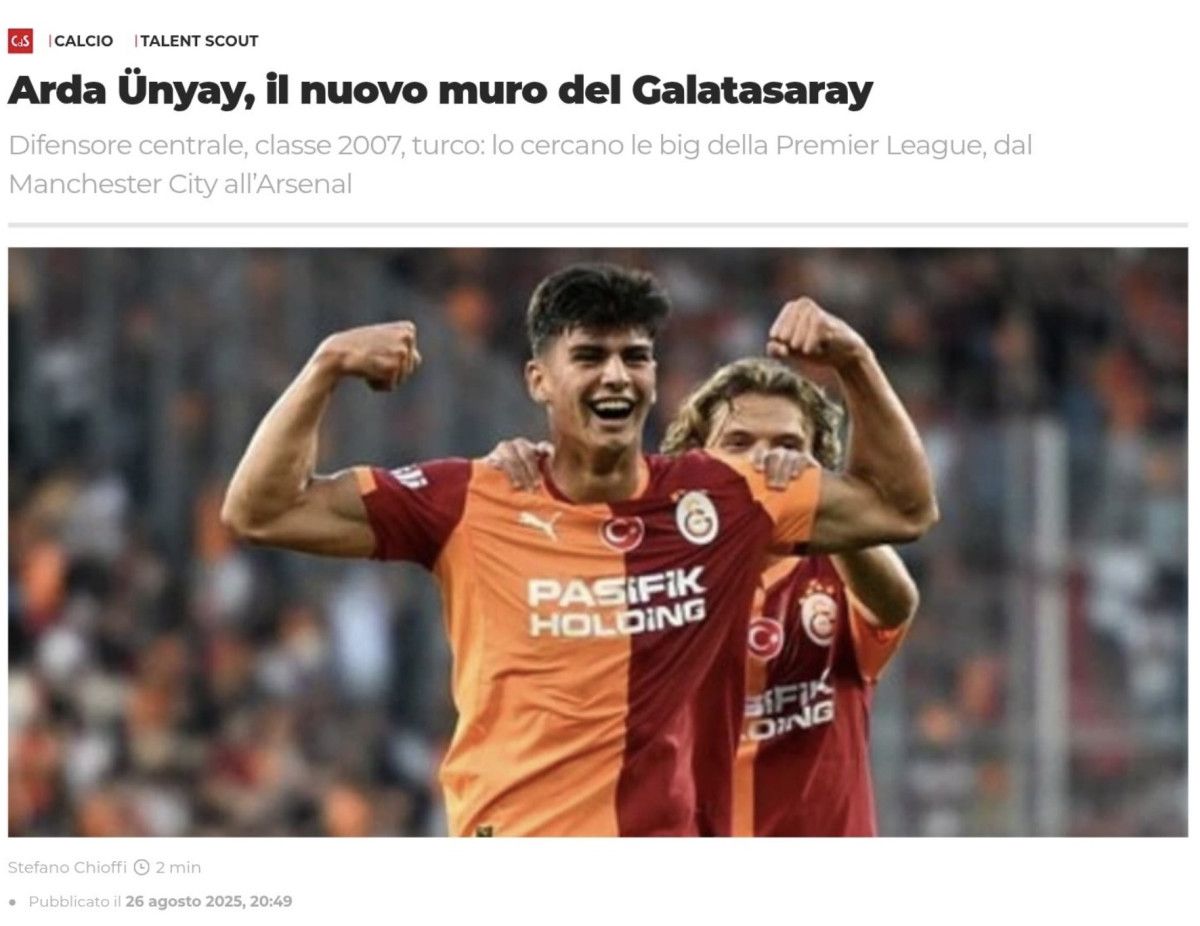 İngiliz Devlerinin Takip Ettiği Galatasaray'ın Genç Yıldızı Arda Ünyay