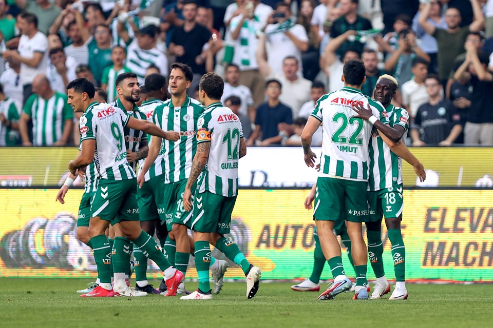 Konyaspor, Gaziantep'i 3-0 Yenerek Süper Lig'de Lider Oldu