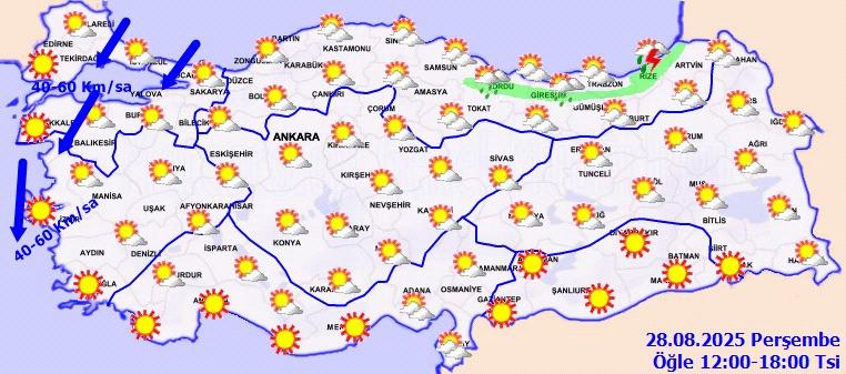 Meteoroloji Açıklaması: Küçük Detaylarla Kuvvetli Rüzgar Geliyor
