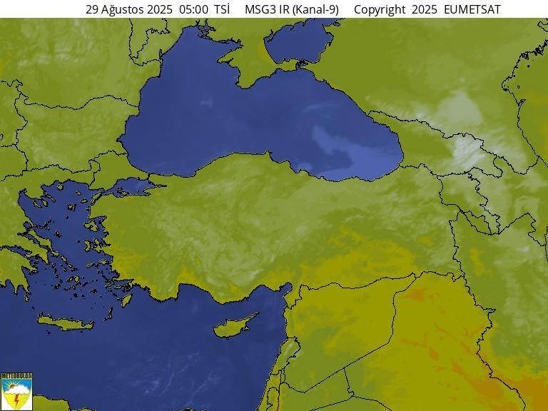 Meteoroloji Güncel Hava Durumu Haritasını Yayınladı: 29 Ağustos 2025 Hava Tahminleri