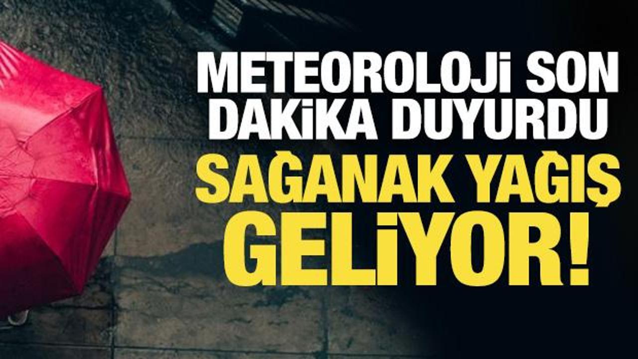 Meteoroloji Son Dakika: Pazar Günü Kuzey Kesimlerinde Sağanak Yağış Bekleniyor