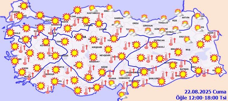 Meteoroloji Son Dakika: Pazar Günü Kuzey Kesimlerinde Sağanak Yağış Bekleniyor