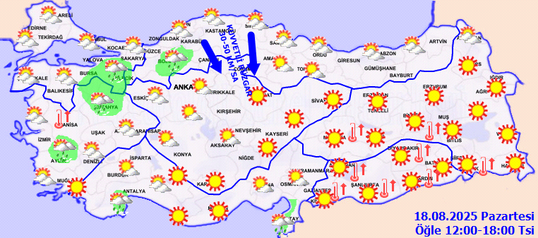 Meteoroloji Uyarıyor: Sıcaklıklar Yeniden Yükseliyor!
