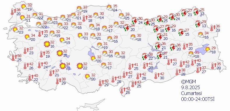 Meteoroloji'den Sağanak Yağış ve Fırtına Uyarısı
